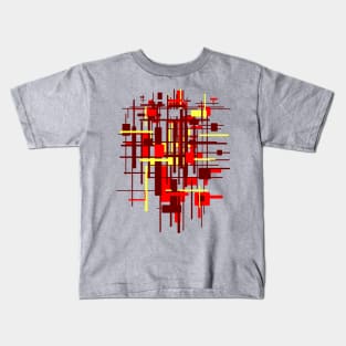 abstract architecture matric face Kids T-Shirt